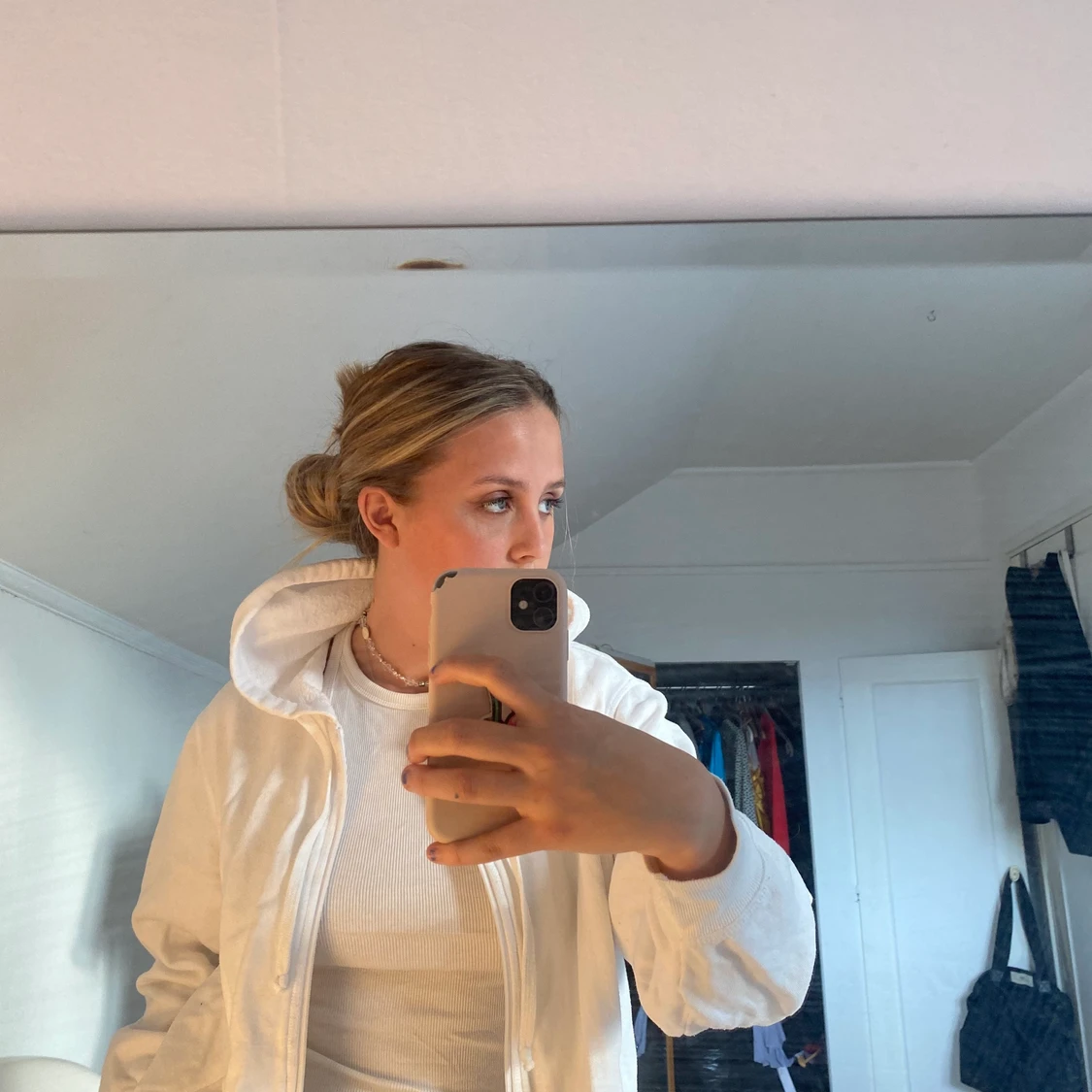 Vintage vit ziphoodie 