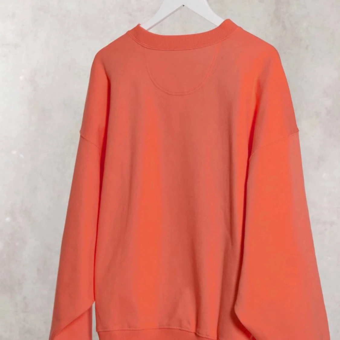 Korallfärgad super oversize sweatshirt  - 90