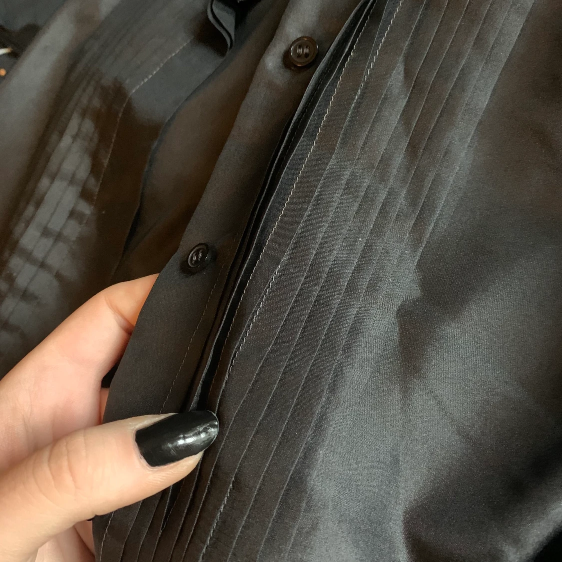 svart skjorta/blus - 90