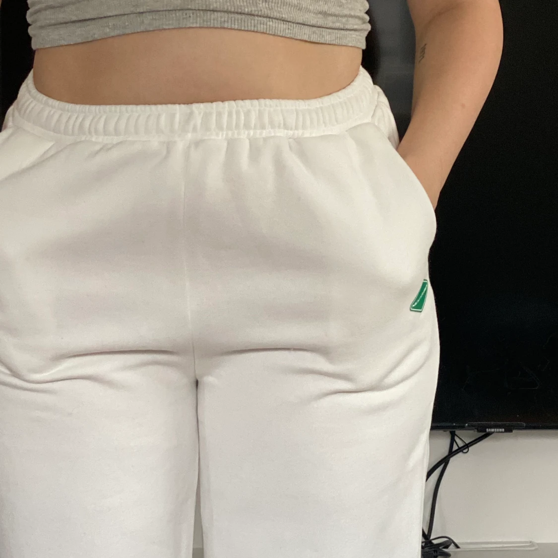 Vita mjukis byxor  - 90