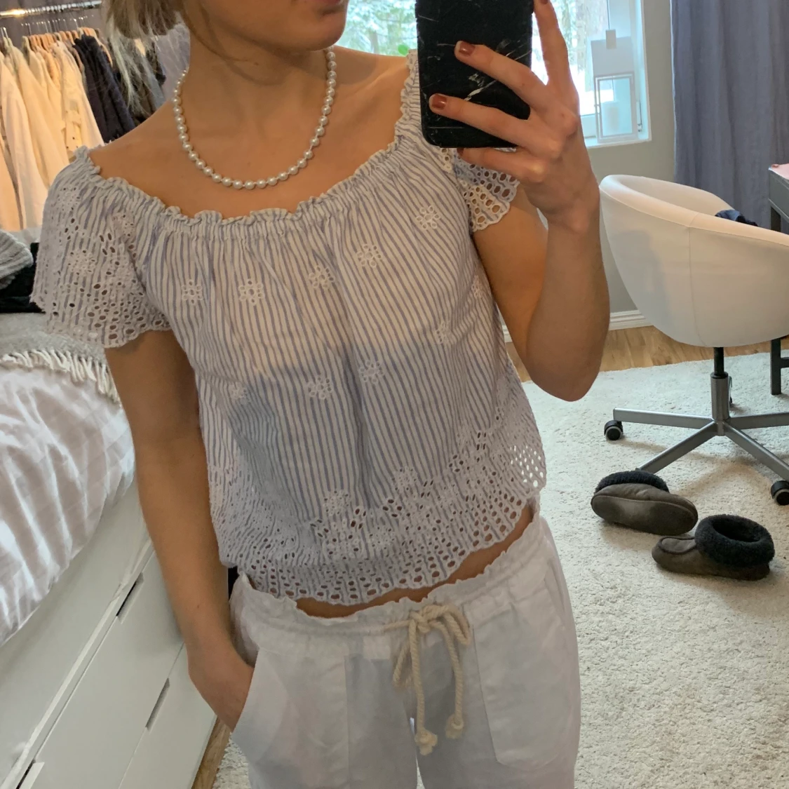 Väldigt söt blus från hollister