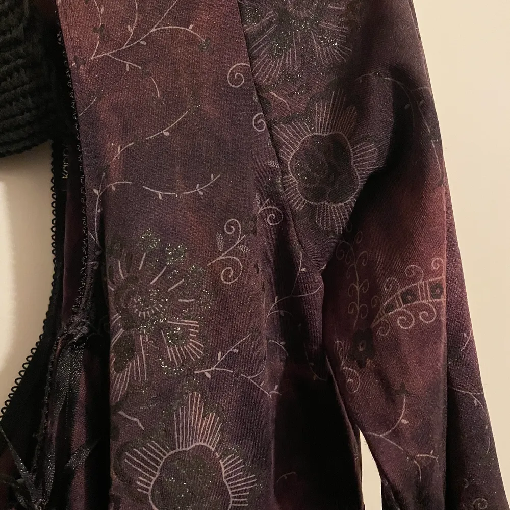 lila fairy/hippie tröja med utsvängda ärmar, ascool och unik! strl S/M. Tröjor & Koftor.
