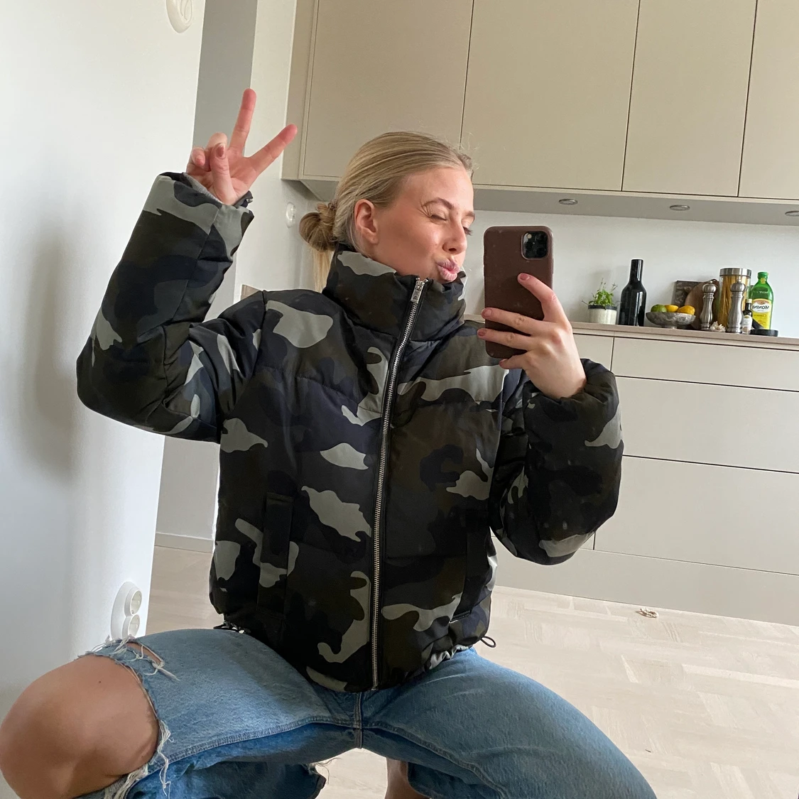 Pufferjacka från hm