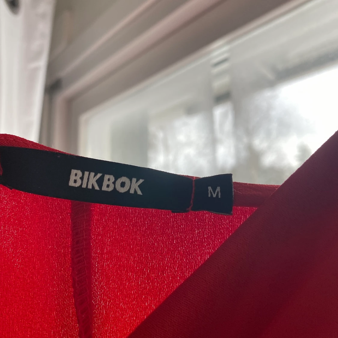 Röd lång klänning  - 91