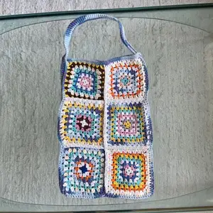 Handmade crochet bag. Perfect for summer and groceries 🍏🥖🫒  Free non-tracked shipping 💜 