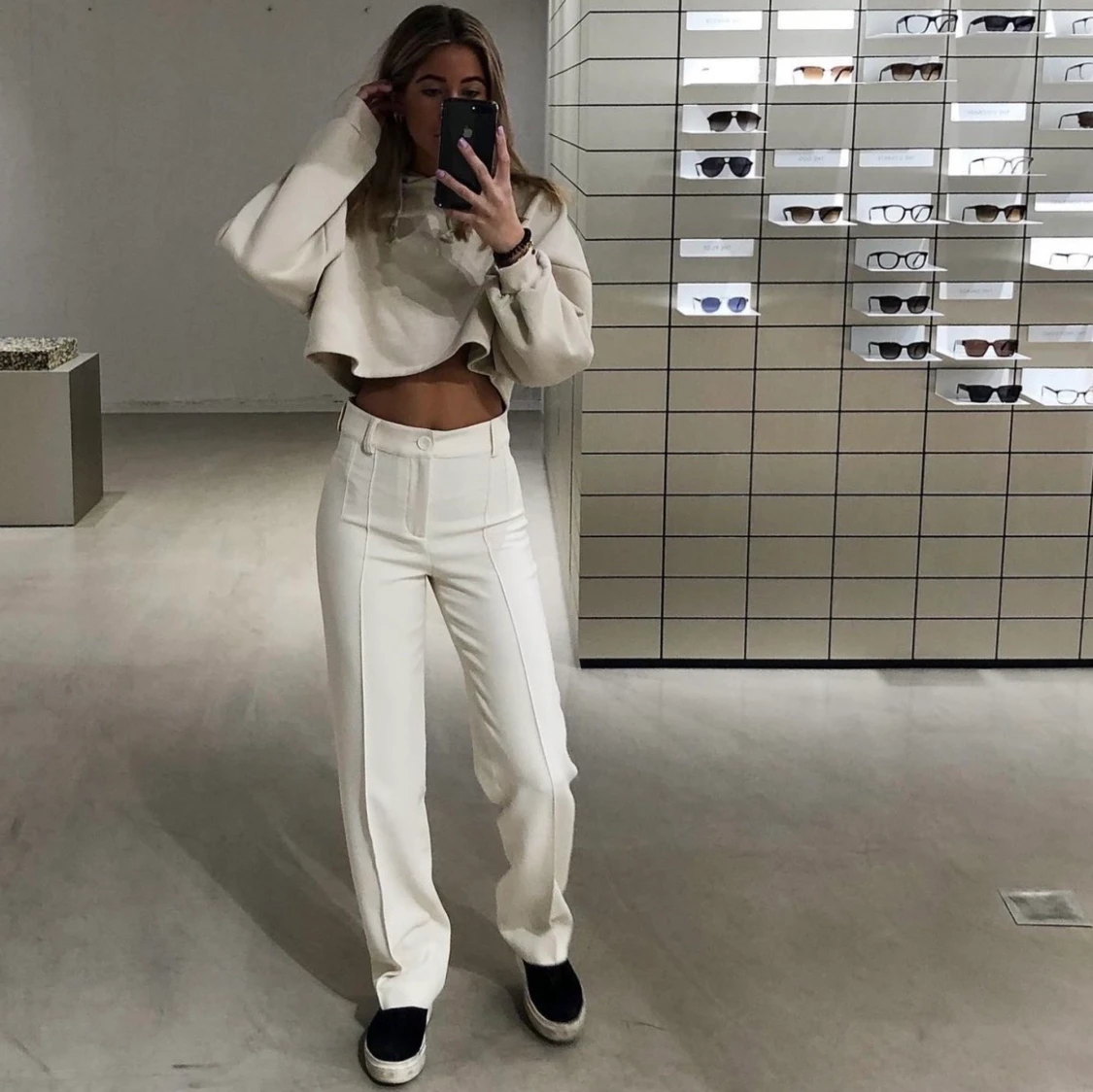 Byxor Zara, Tröja Gina Tricot - 90