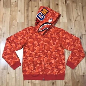 BAPE full zip hoodie red camo - SIZE: US M / EU 48-50 / 2 || COLOR: red camo || CONDITION: new