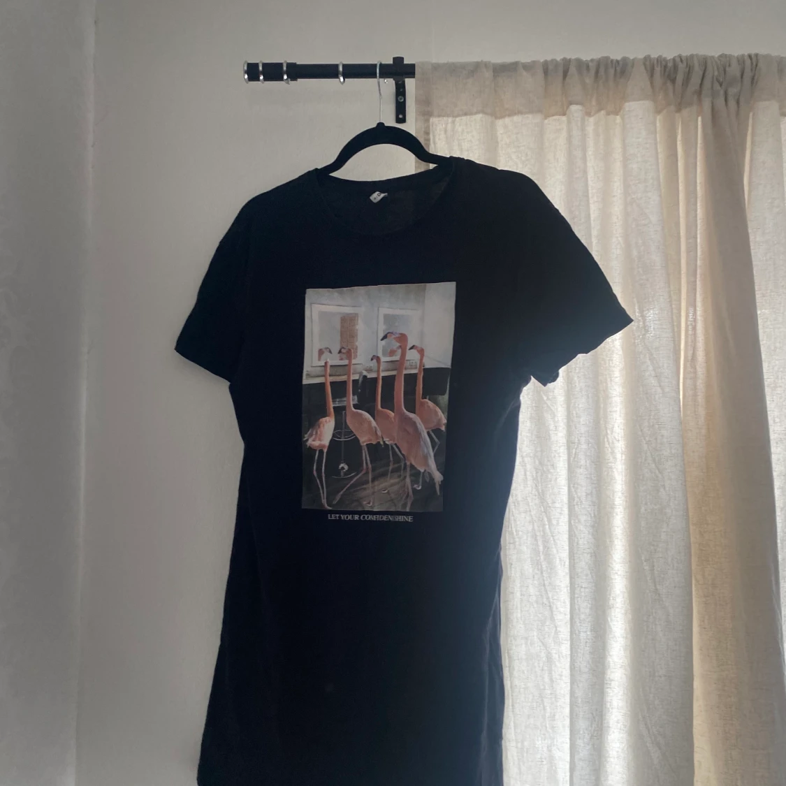 Lång t-shirt som passar som klänning