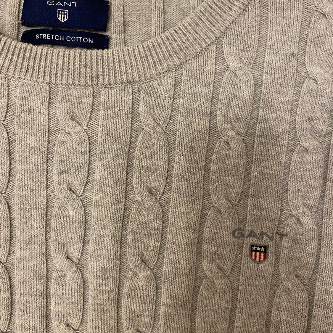 Kabelstickad Gant tröja  - 90
