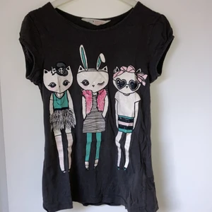 Tröja med tryck - Söt tröja strl 134/140💕