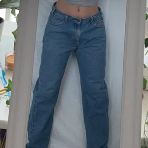 Baggy Levis  - Supersnygga baggy Levis jeans i modellen 505! Midjemått är 88cm och innerbensmått 79cm. Visas på mig som vanligtvis bär M i byxor (w30 l32) och är 168 lång. Byxorna är märkta w31 L30 men passar även längre än mig om man vill att de sitter baggy! Köpare står för 66kr frakt. Plagget är i defetfritt skick. 