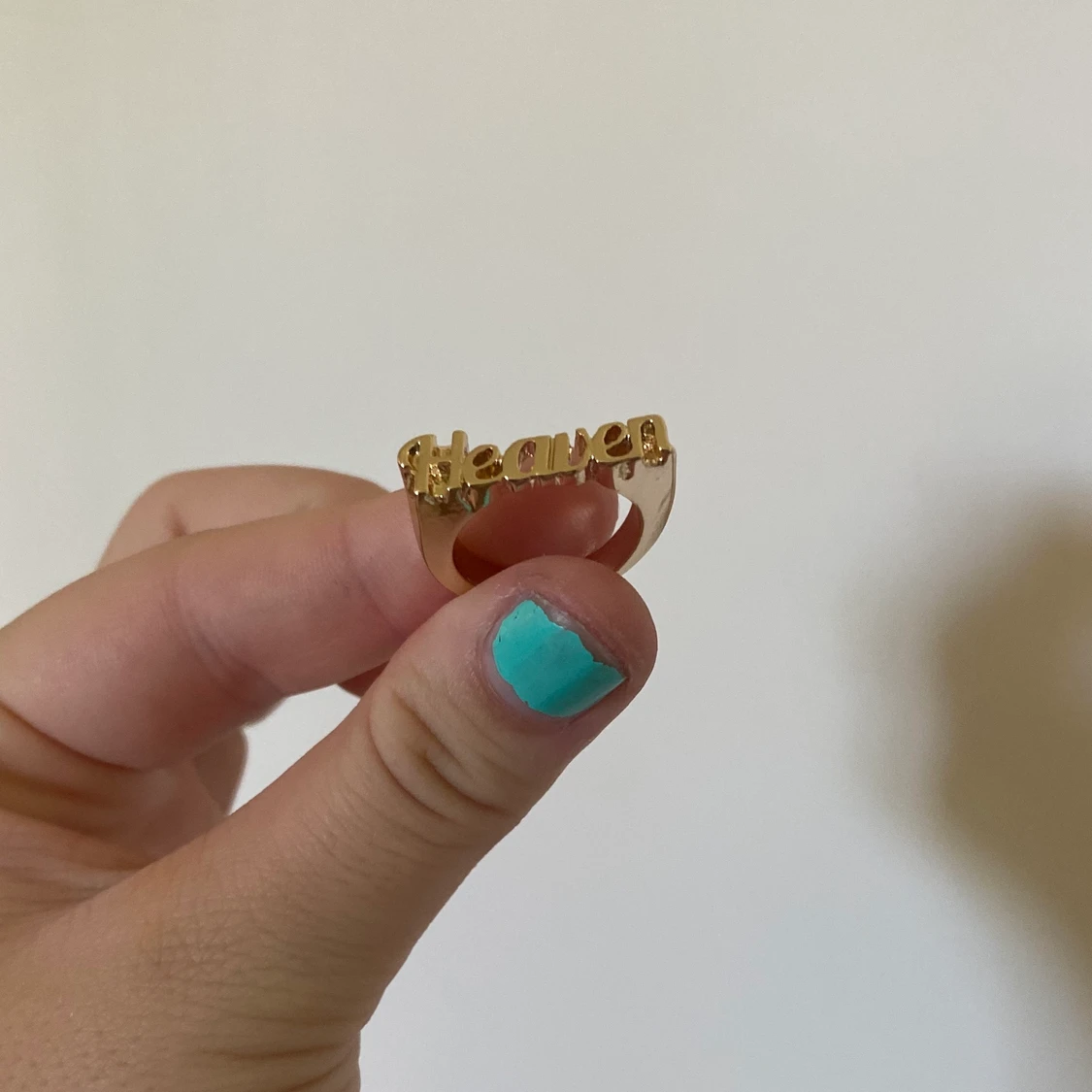 Guld ring ”heaven” 