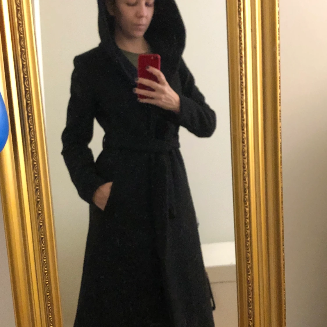 Svart höstkappa Small (storlek 32)