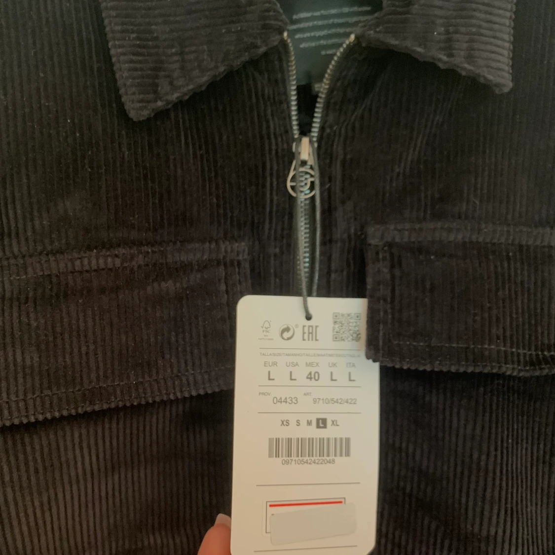 Svart manchesterjacka herr/dam - 91