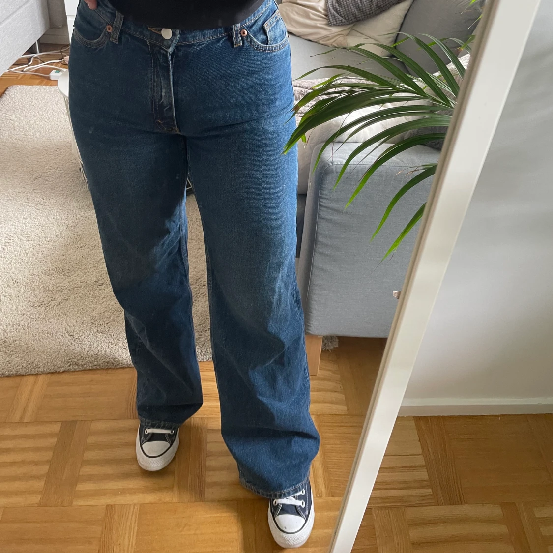 Monki, yoko classic blue jeans