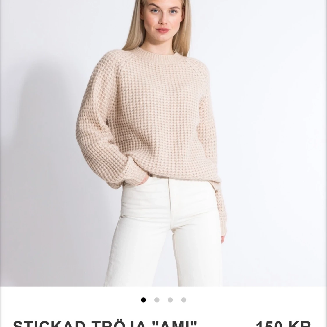 Stickad tröja