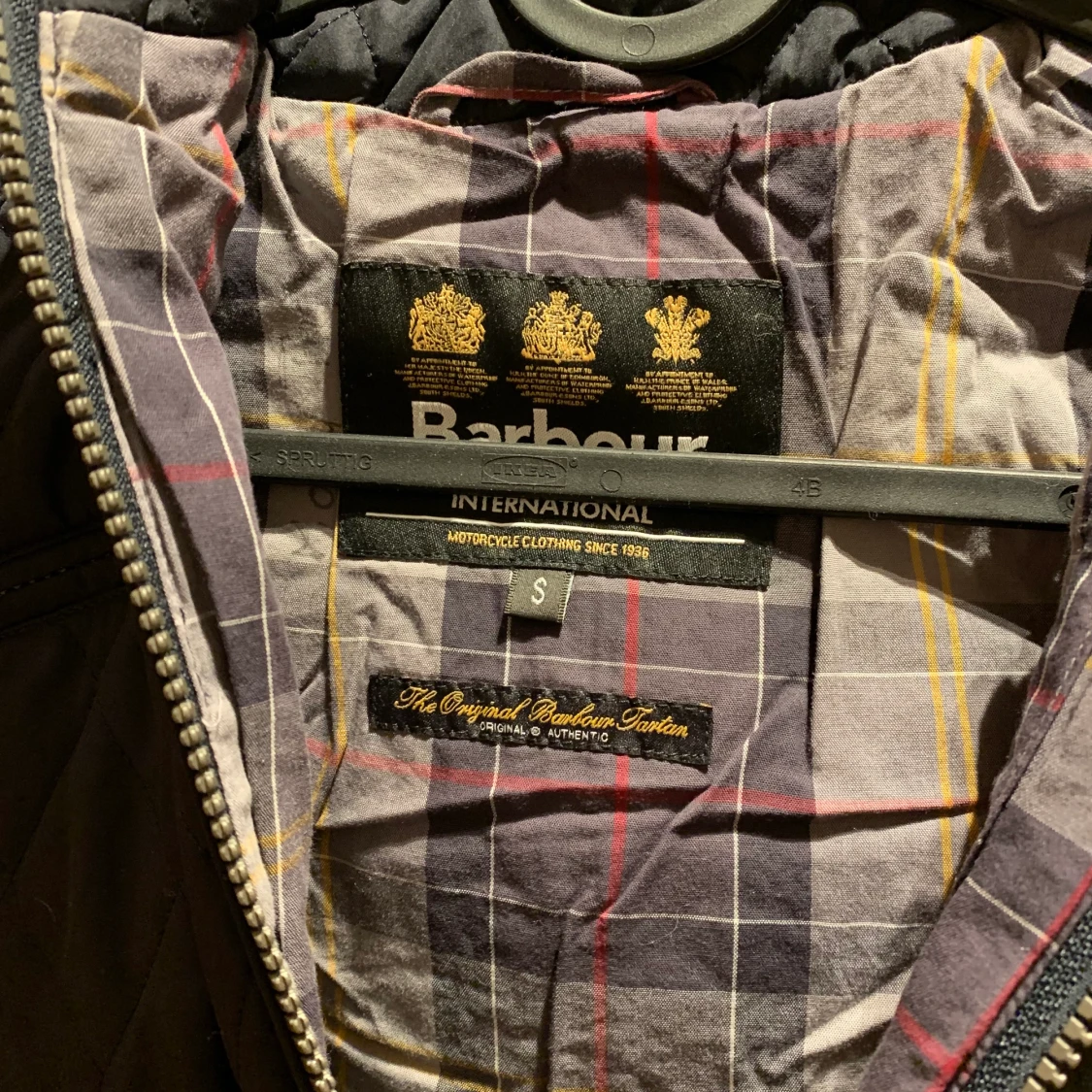 Barbour höstjacka junior mörkblå  - 90