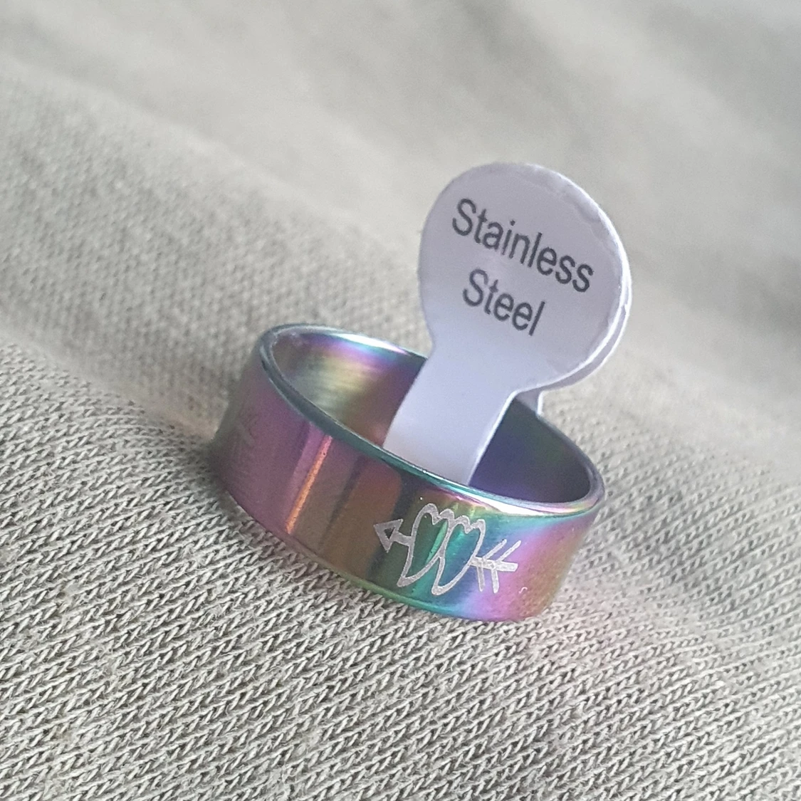 Rainbow Chrome ring - 90