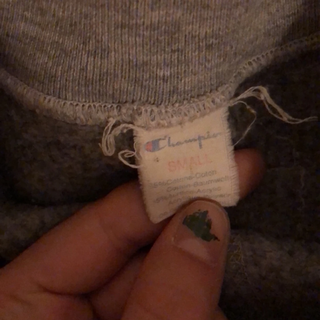 CHAMPION grå sweatshirt - 90