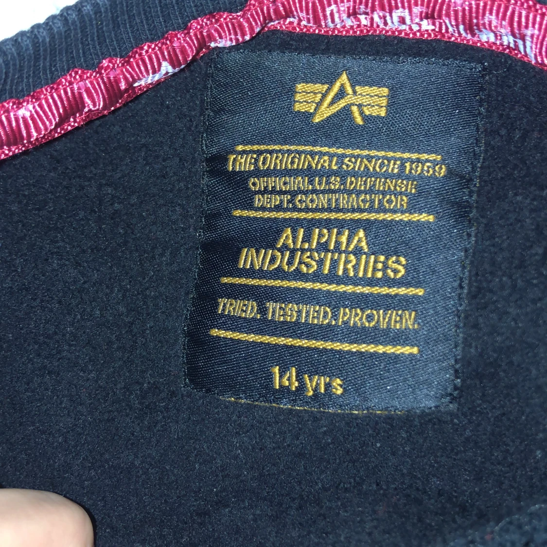 Säljer min alpha industries tröja  - 90