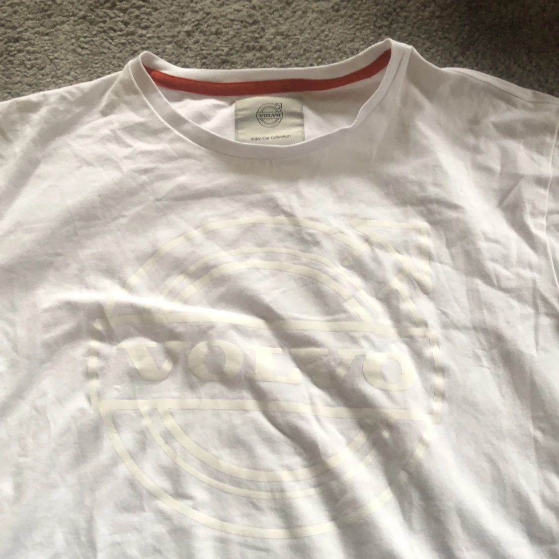 Vit Volvo t-shirt  - 90