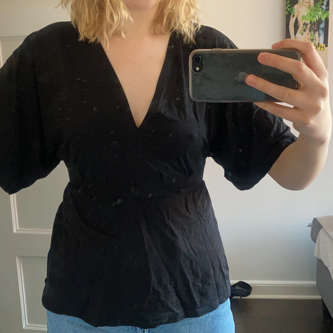 Svart classy tröja  - 90