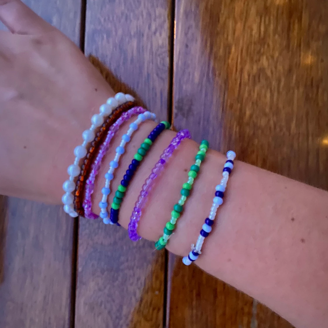 Handgjorda pärlarmband/halsband - 91