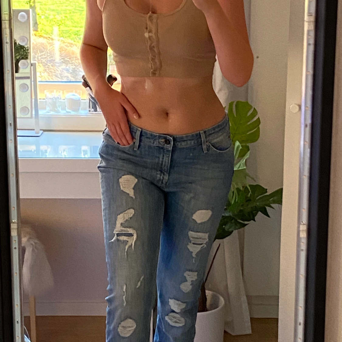 Lee low rise jeans/mom jeans