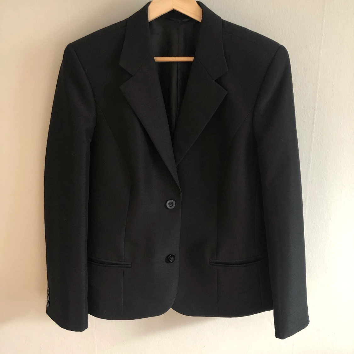 Svart vintage blazer  - 90