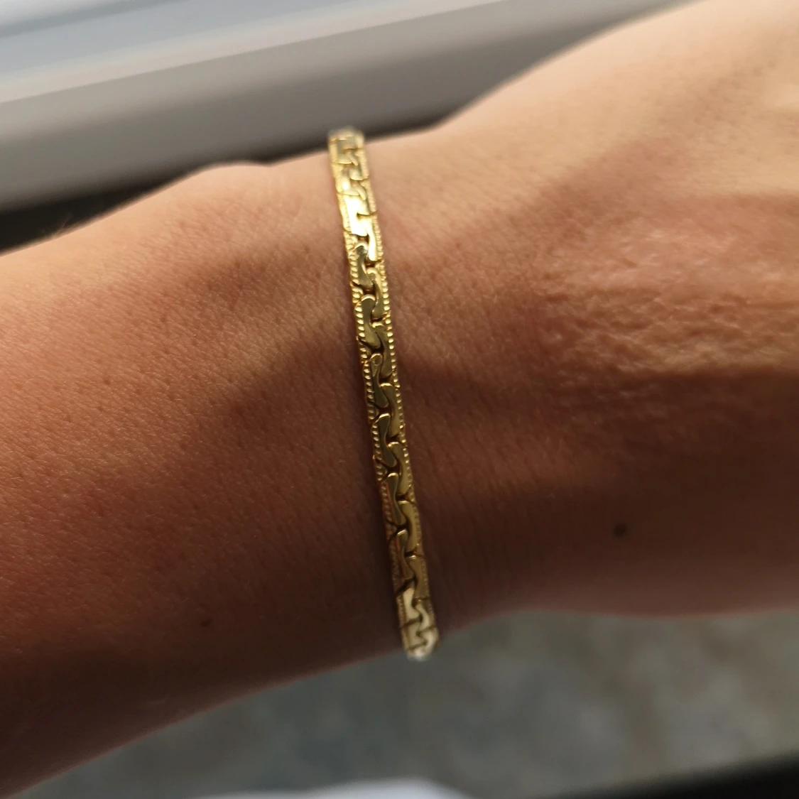 18 k guld armband  - 90