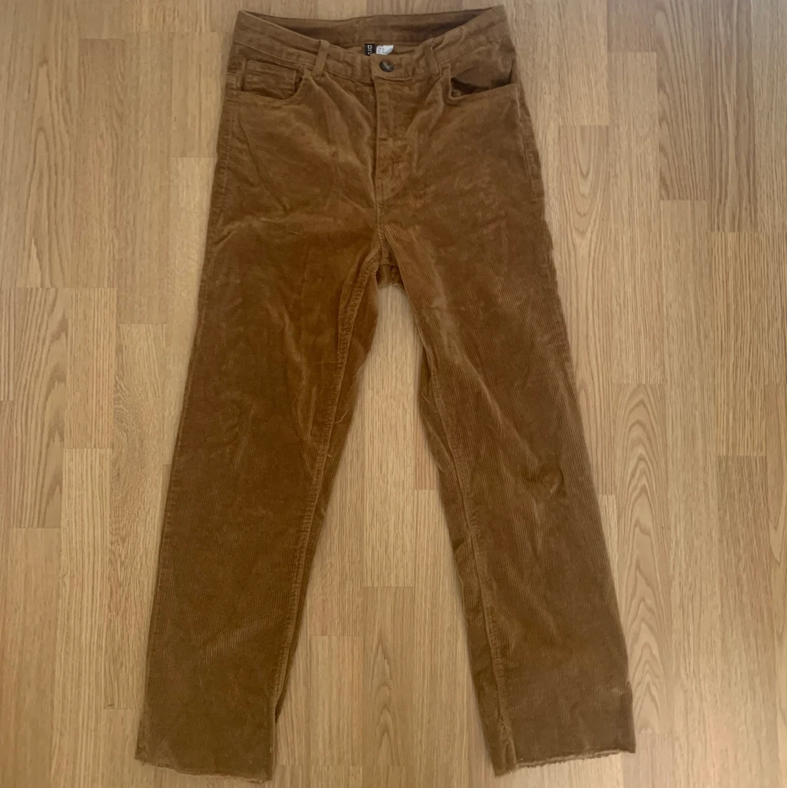 Bruna manchesterbyxor