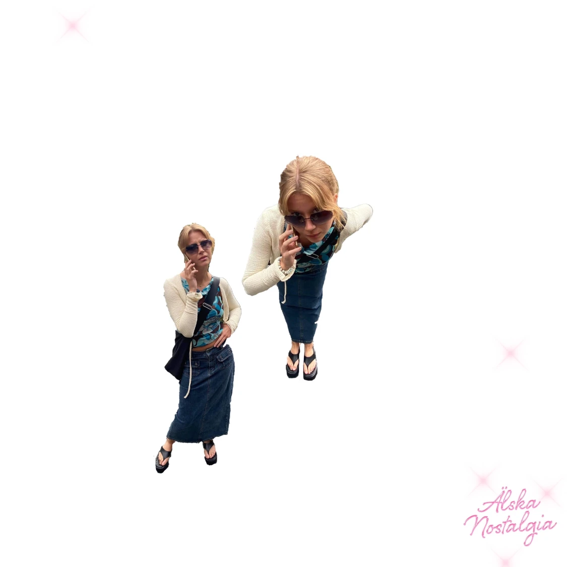 Transparent blommigt linne 🍭 - 90