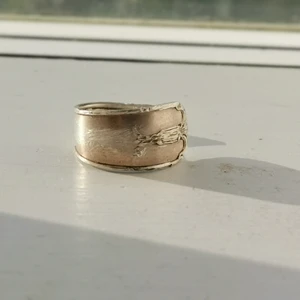 Äkta silver ring  - Supercool ring gjord av äkta silver bestick 