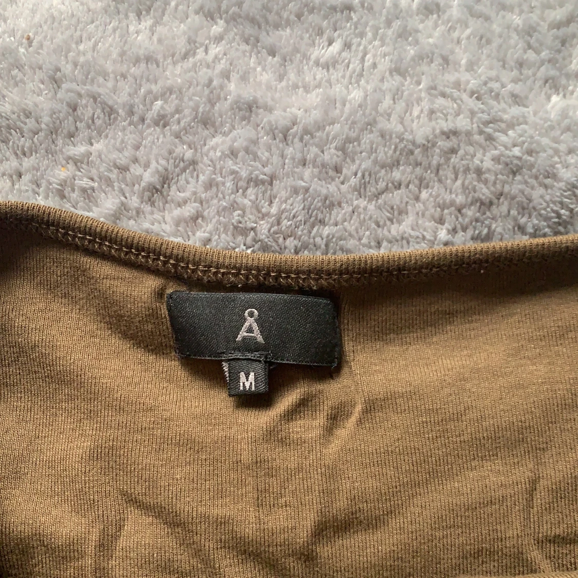 Halterneck topp brun - 90