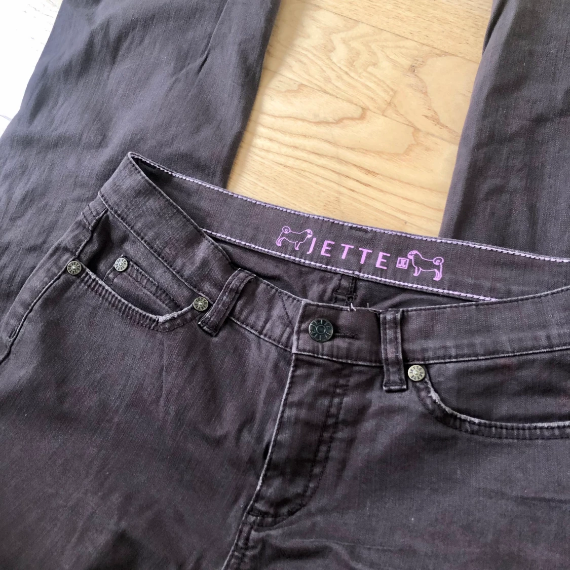 Lågmidjade bruna Jeans - 91