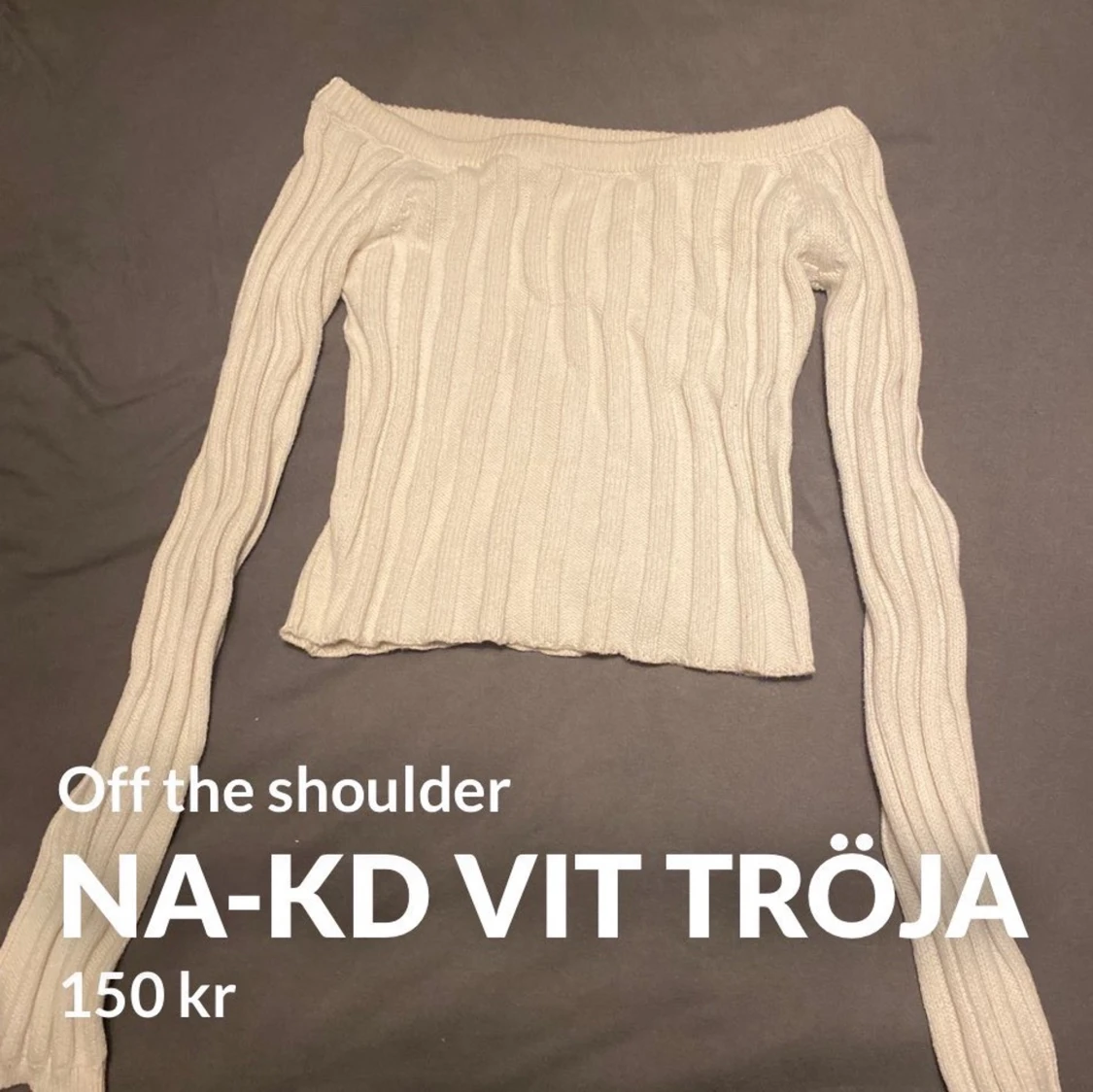NA-KD tröja i vit - 90