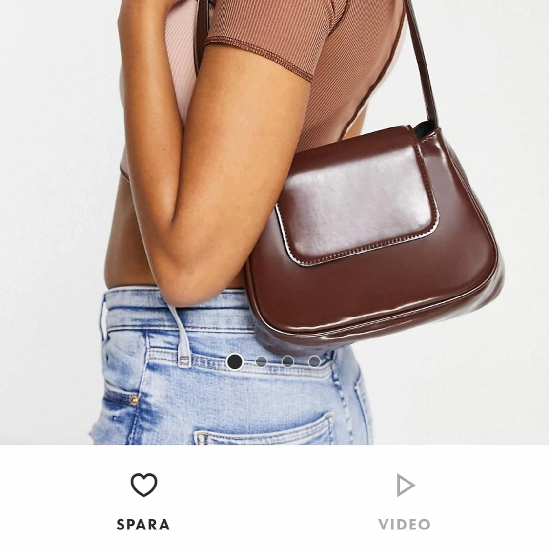 Supersnygg väska från ASOS brun  - 90