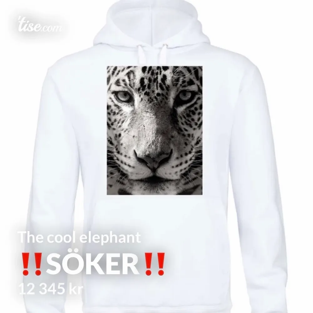 ‼️SÖKER‼️  ‼️LETAR I SVART OCKSÅ‼️ Söker denna hoodien från the cool elephant, strl XS eller S!! Skriv till mig om du säljer eller vet någon annan som säljer!. Hoodies.