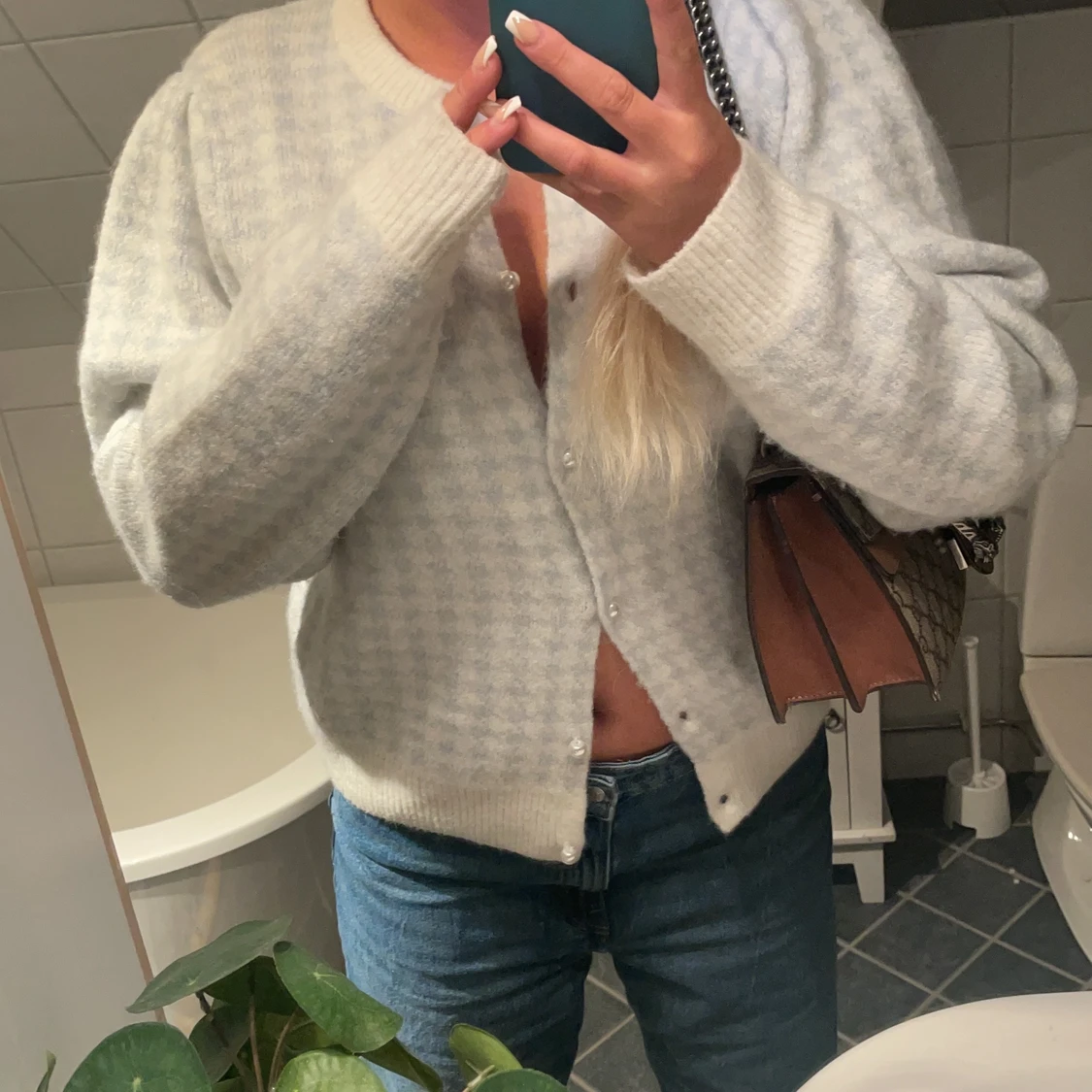 Sjukt fin stickad tröja  - 90