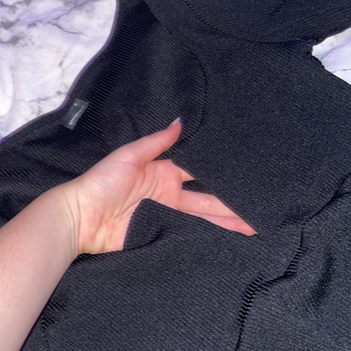 Svart ginatrico urringad  - 90