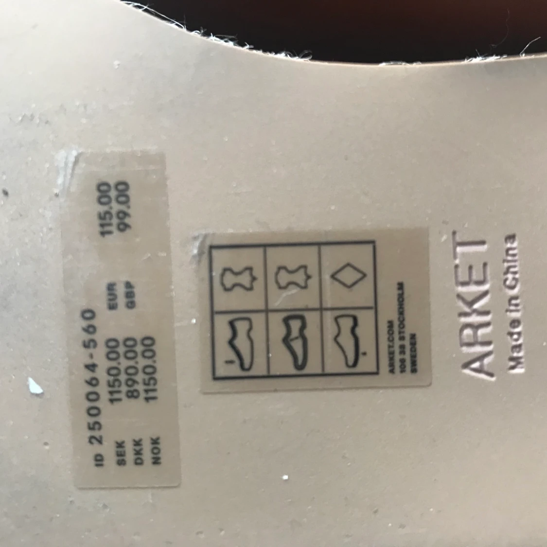 Nya skinn espadrillos stl 36 från arket - 91