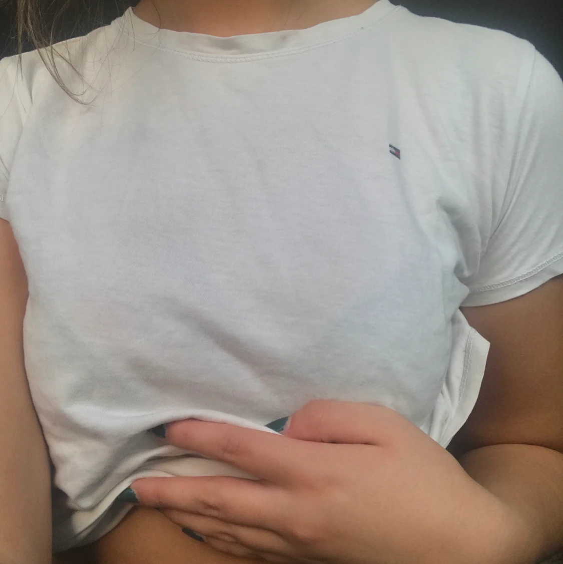 Tommy hilfiger vit tshirt - 90