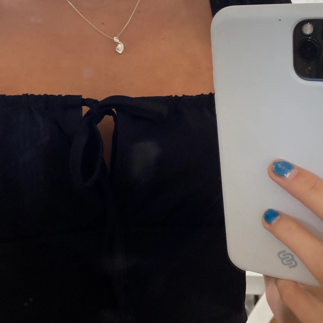 Kort svart topp - 90