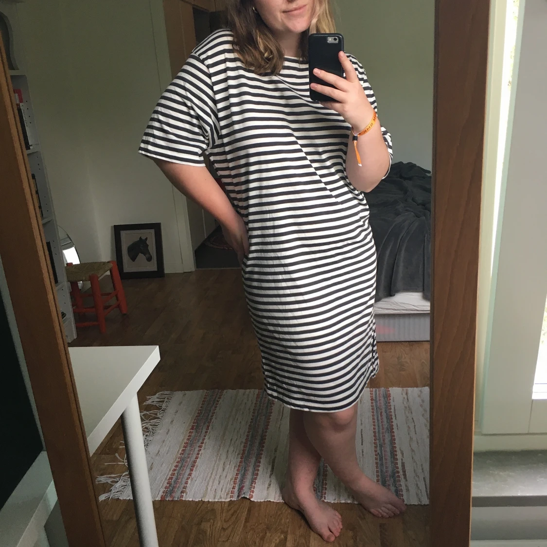 Randig klänning - 90