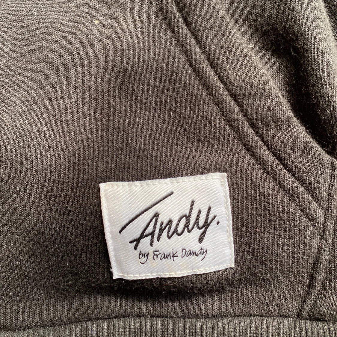 svart kofta med dragkedja  - 91