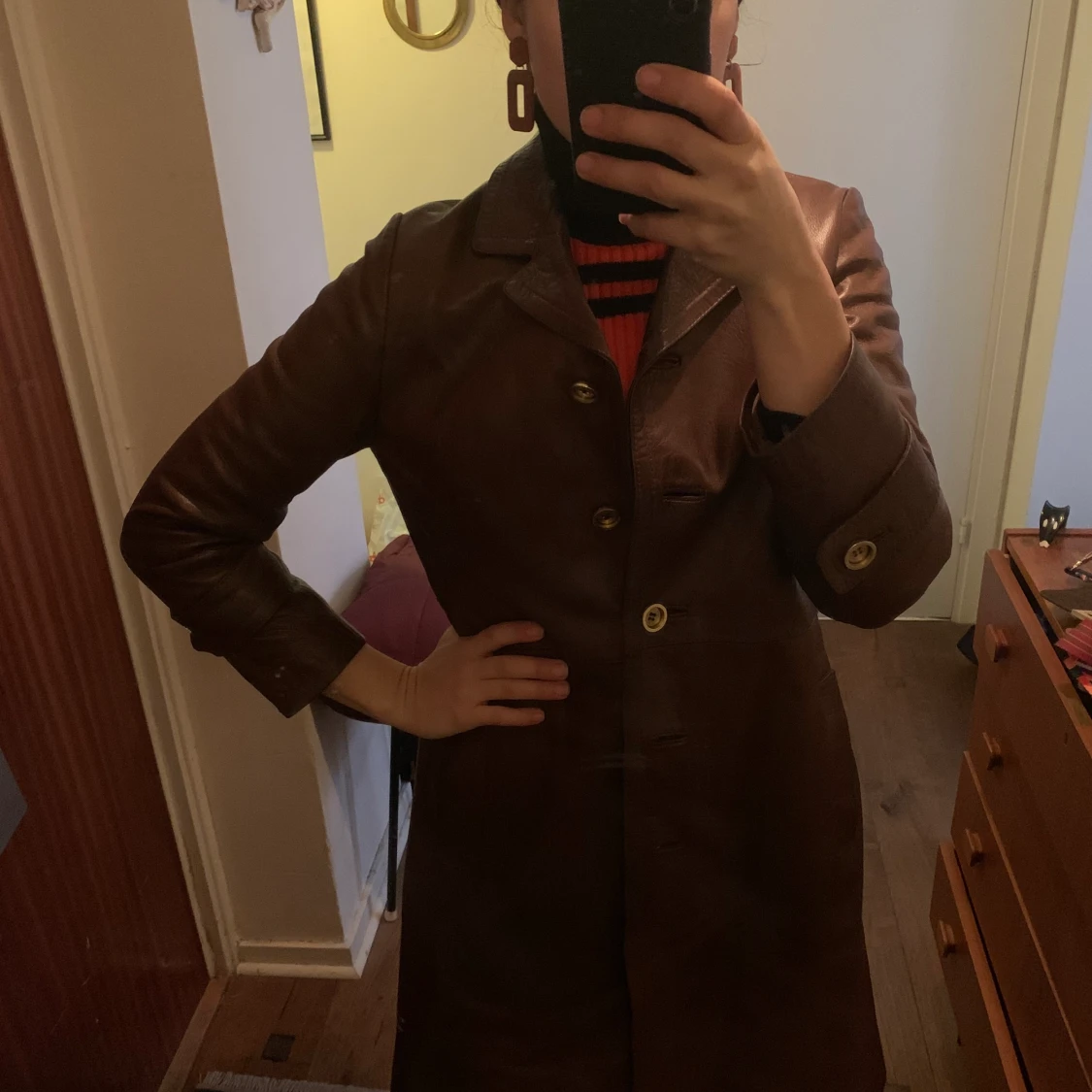 DIAL-äkta läderjacka köpt i Marbella