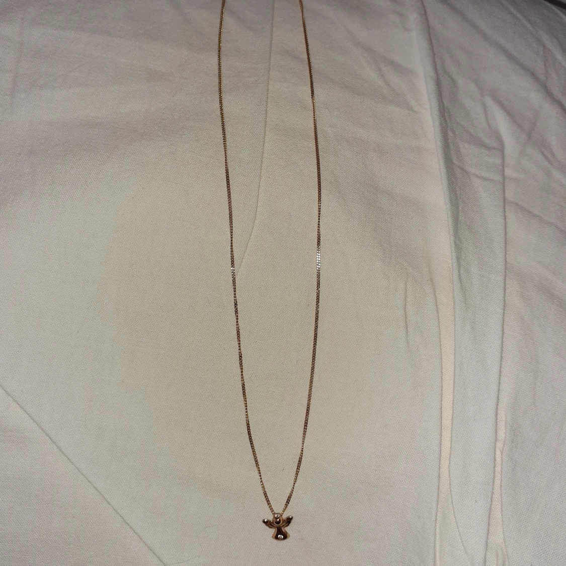 Äkta guldhalsband - 90