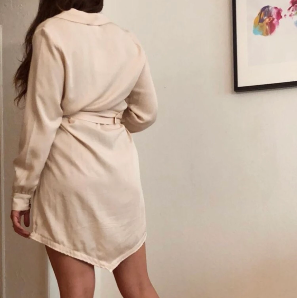 Beige klänning - 90