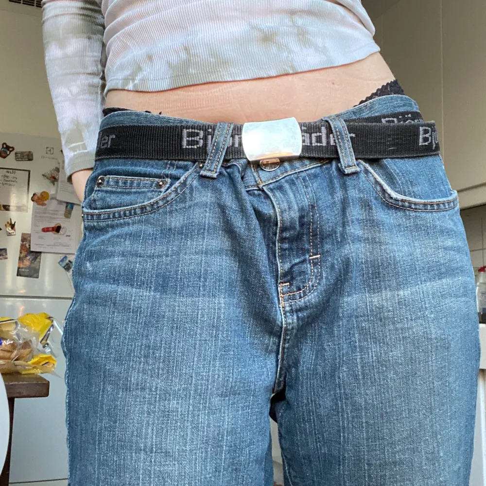 Jättefina calvin klein jeans, säljer pga att de är lite stora o därför inte används så ofta. Storlek 40 typ, står size 8 på dem. . Jeans & Byxor.