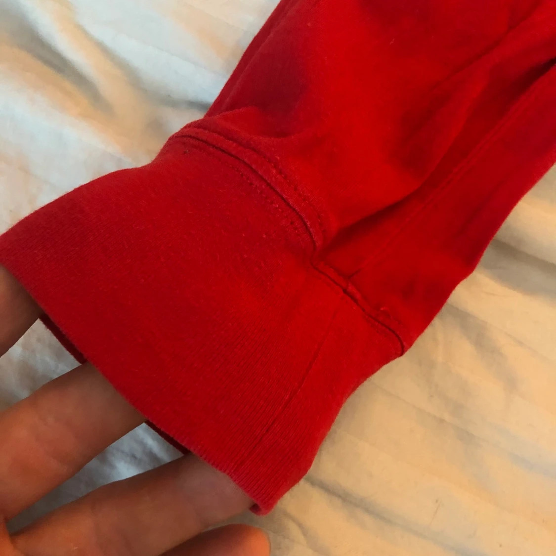 Röd Ralph Lauren tröja  - 90